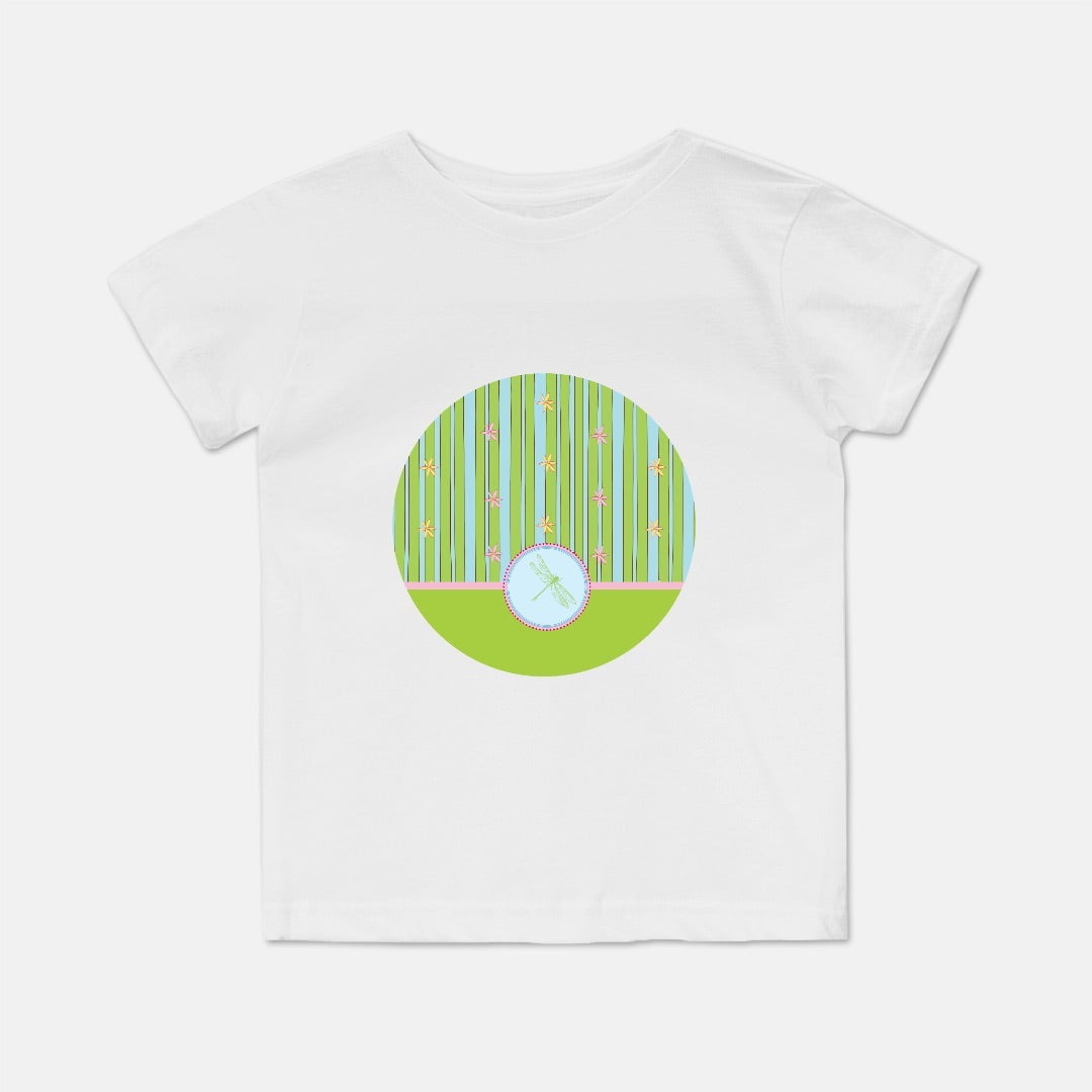 Green Dragonfly Short-Sleeve Toddler Tee