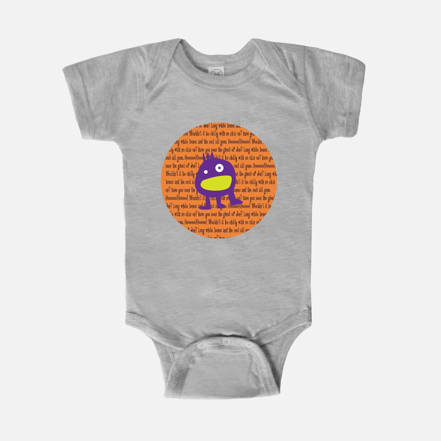 Angry Alien Short-Sleeve Baby Bodysuit