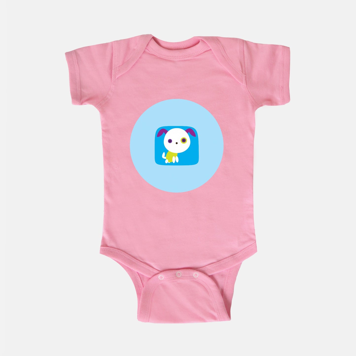 Perfect Puppy Short-Sleeve Baby Bodysuit