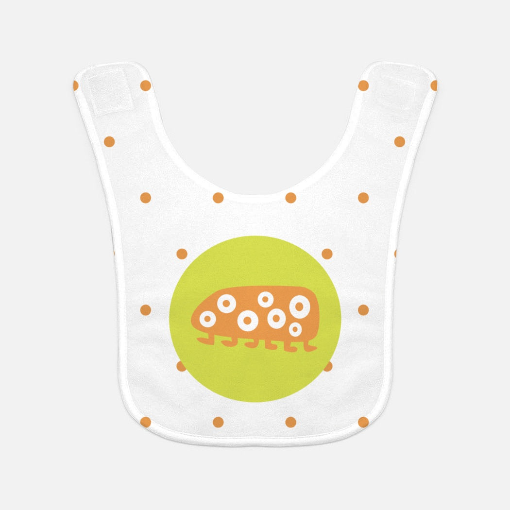 Orange Oracle Baby Bib