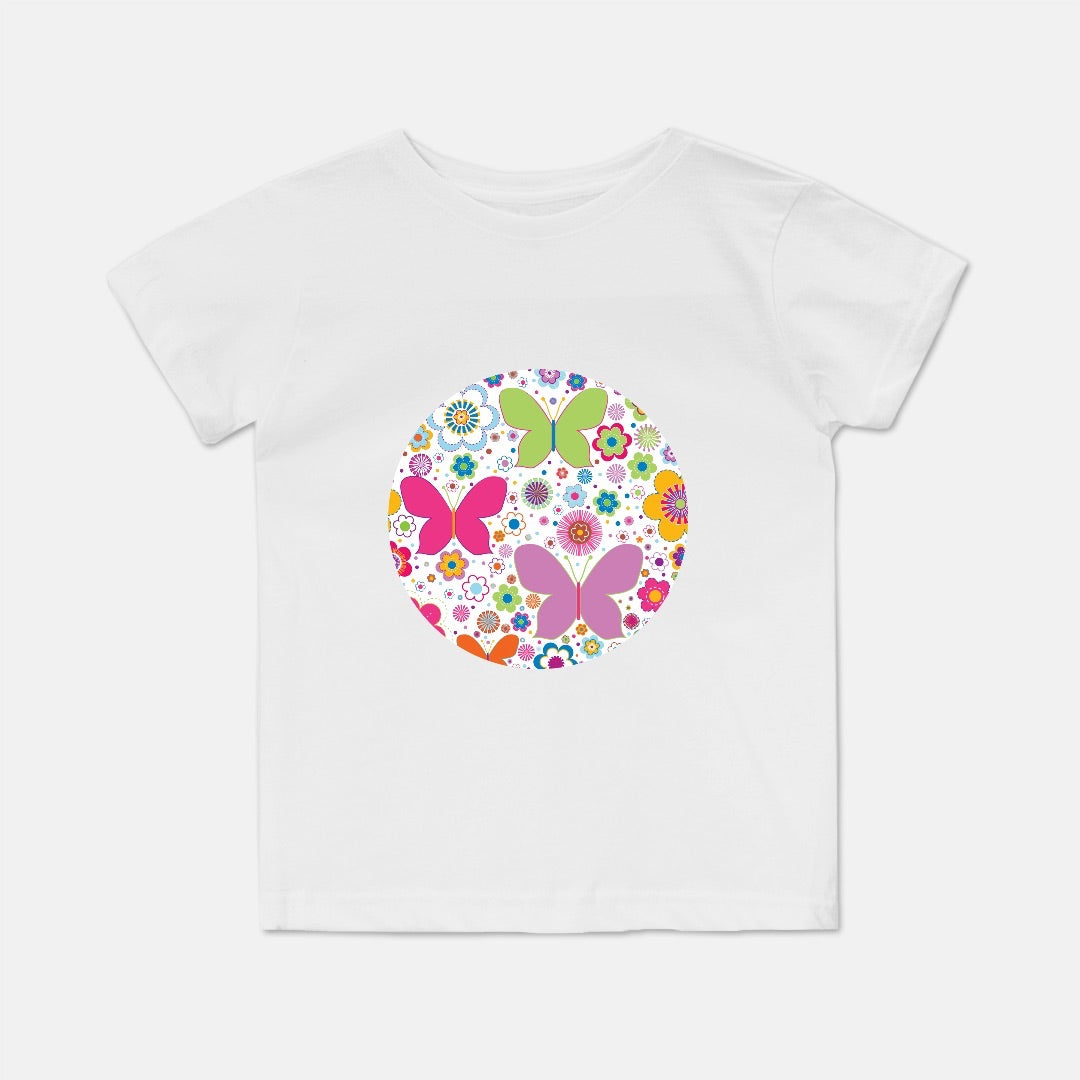 Butterflies Menagerie Short-Sleeve Toddler Tee