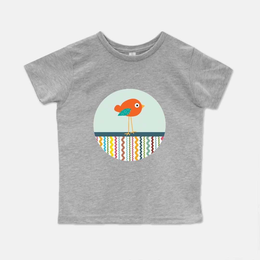 Birdie Squiggles Short-Sleeve Toddler Tee