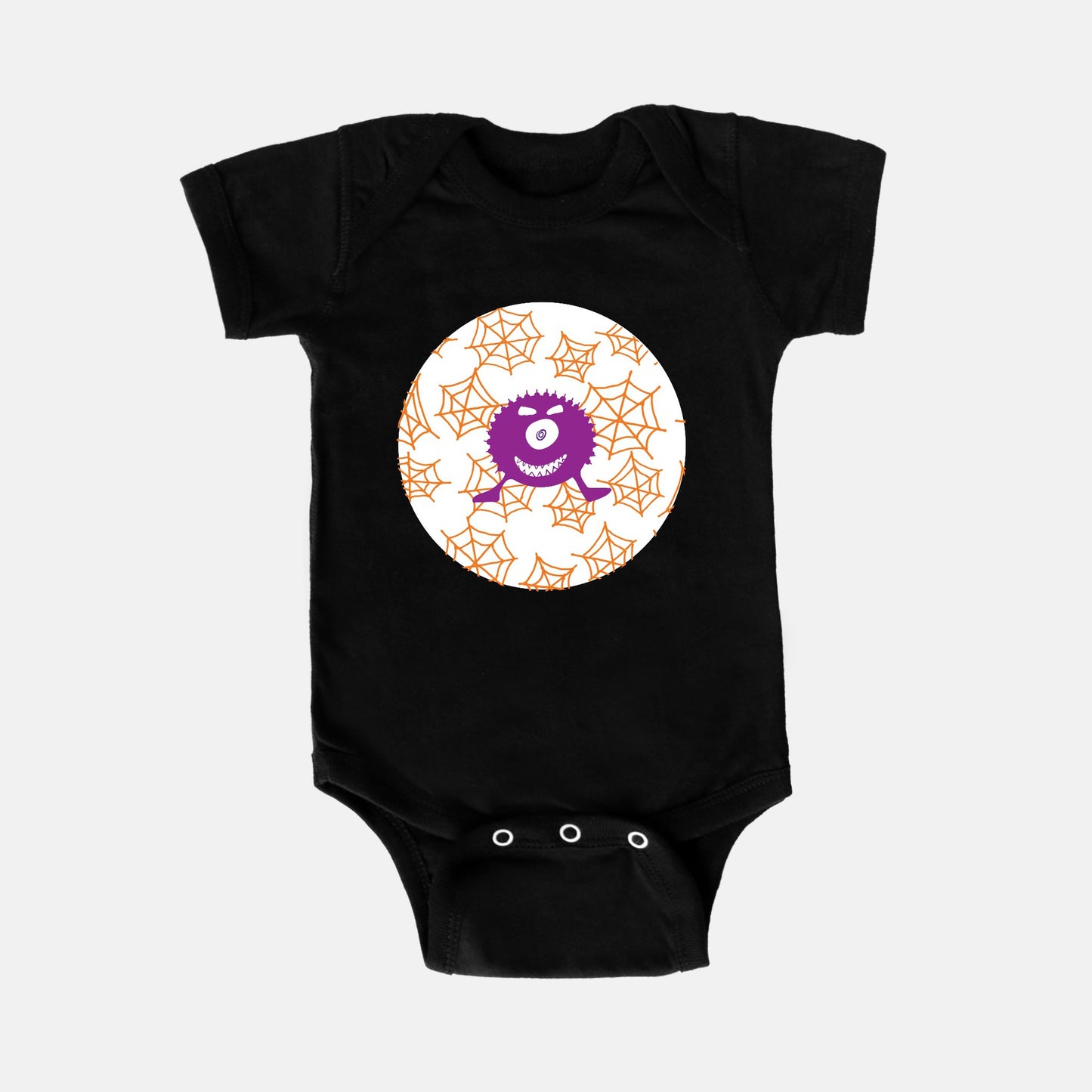 Violet Villain Short-Sleeve Baby Bodysuit