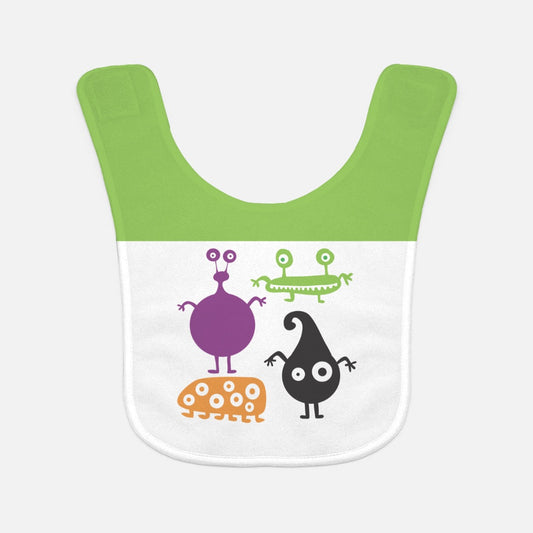 Monster Madness Baby Bib