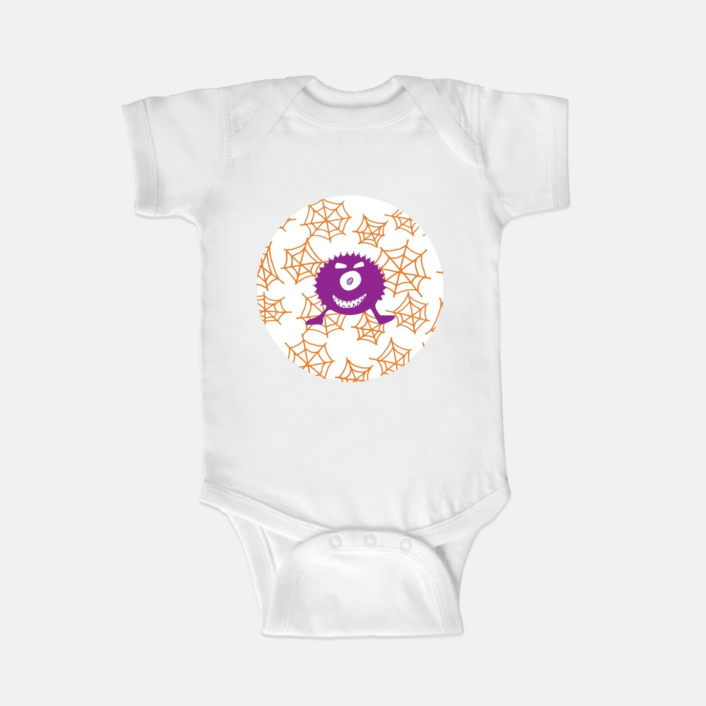 Violet Villain Short-Sleeve Baby Bodysuit