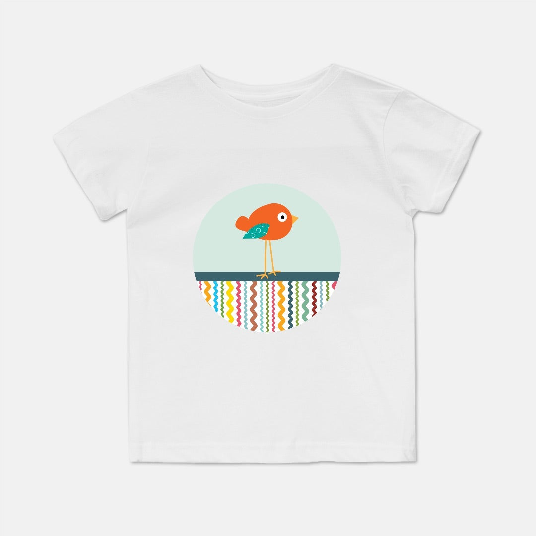 Birdie Squiggles Short-Sleeve Toddler Tee