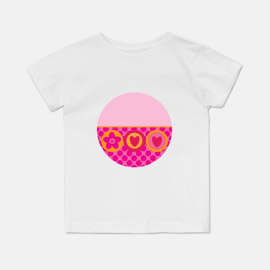 Blooming Circles Short-Sleeve Toddler Tee