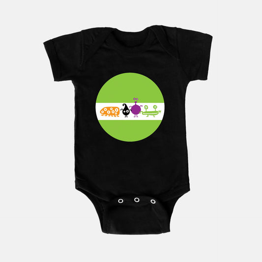 Monster Madness Short-Sleeve Baby Bodysuit