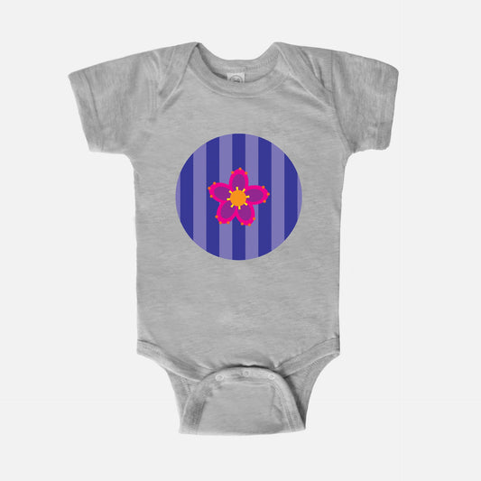 Purple Passion Short-Sleeve Baby Bodysuit