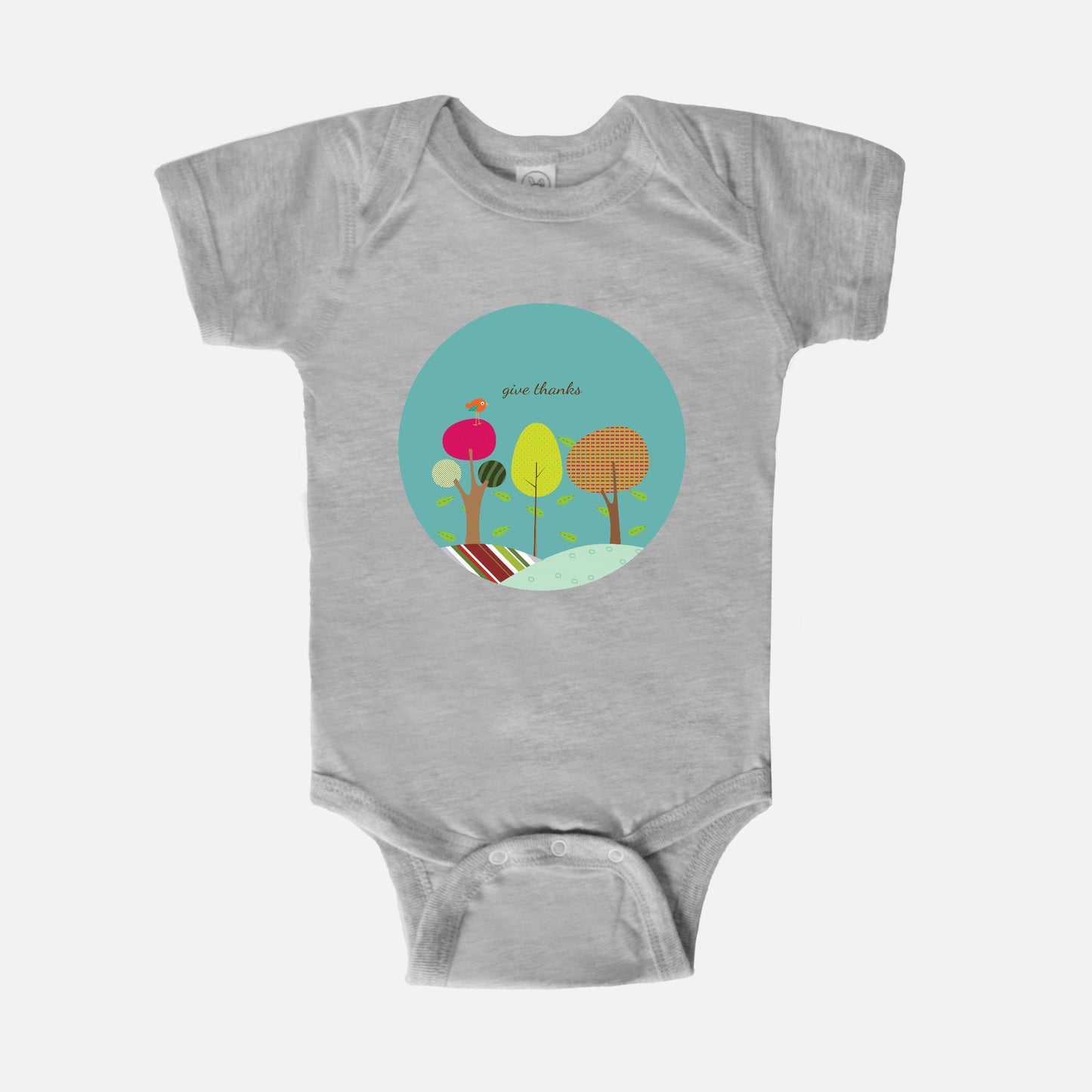 Give Thanks Short-Sleeve Baby Bodysuit