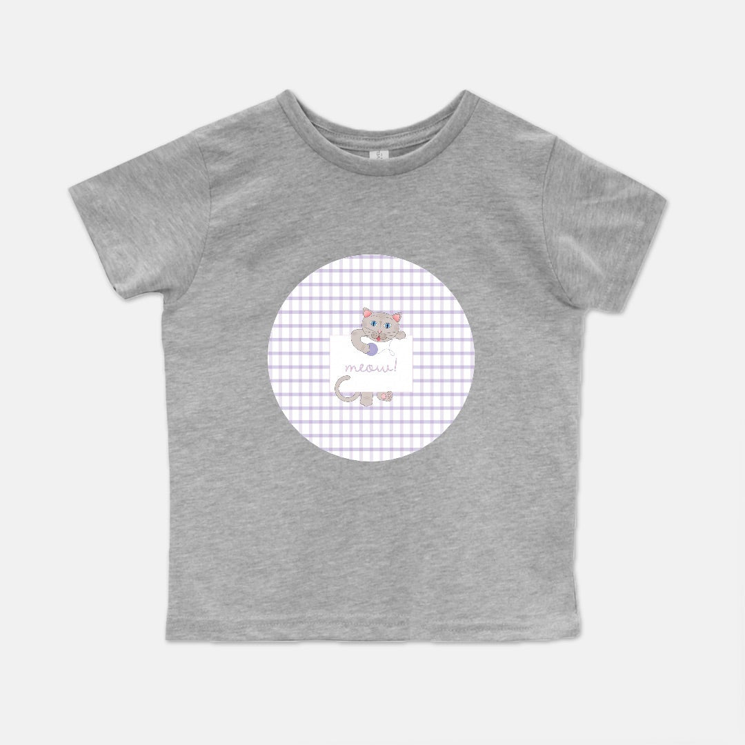 Kitty Cat Short-Sleeve Toddler Tee