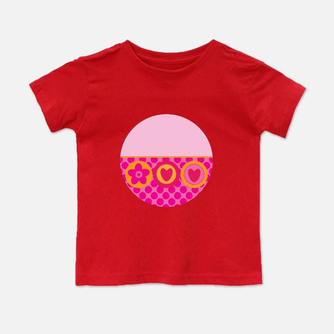 Blooming Circles Short-Sleeve Toddler Tee