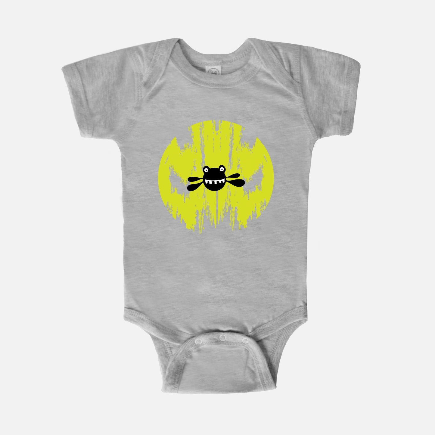 Black Beast Short-Sleeve Baby Bodysuit