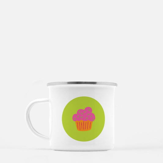 Cupcake Trio 10-oz. Camp Mug | Pink Cupcake