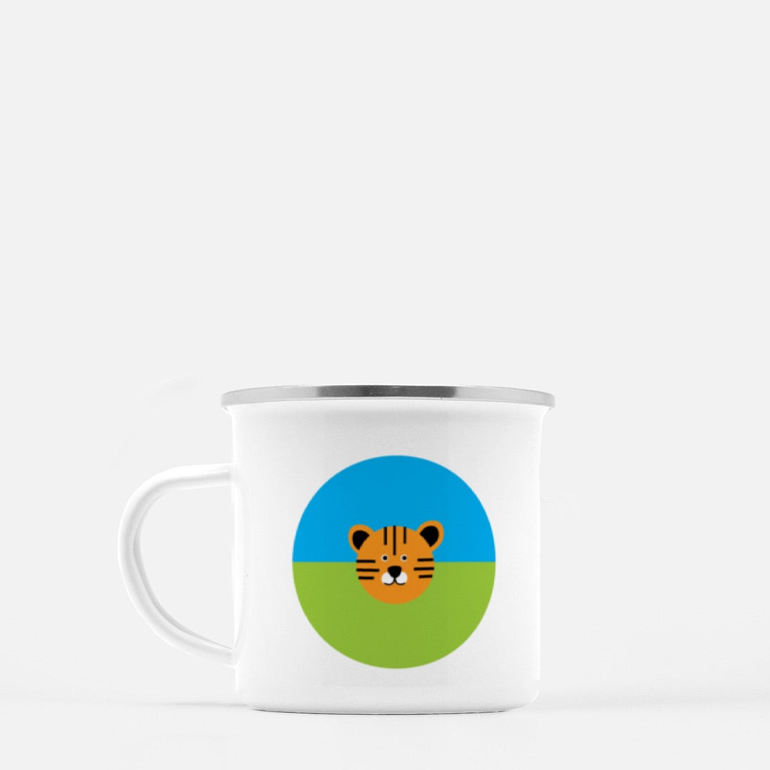 Furry Friends Tiger 10-oz. Camp Mug