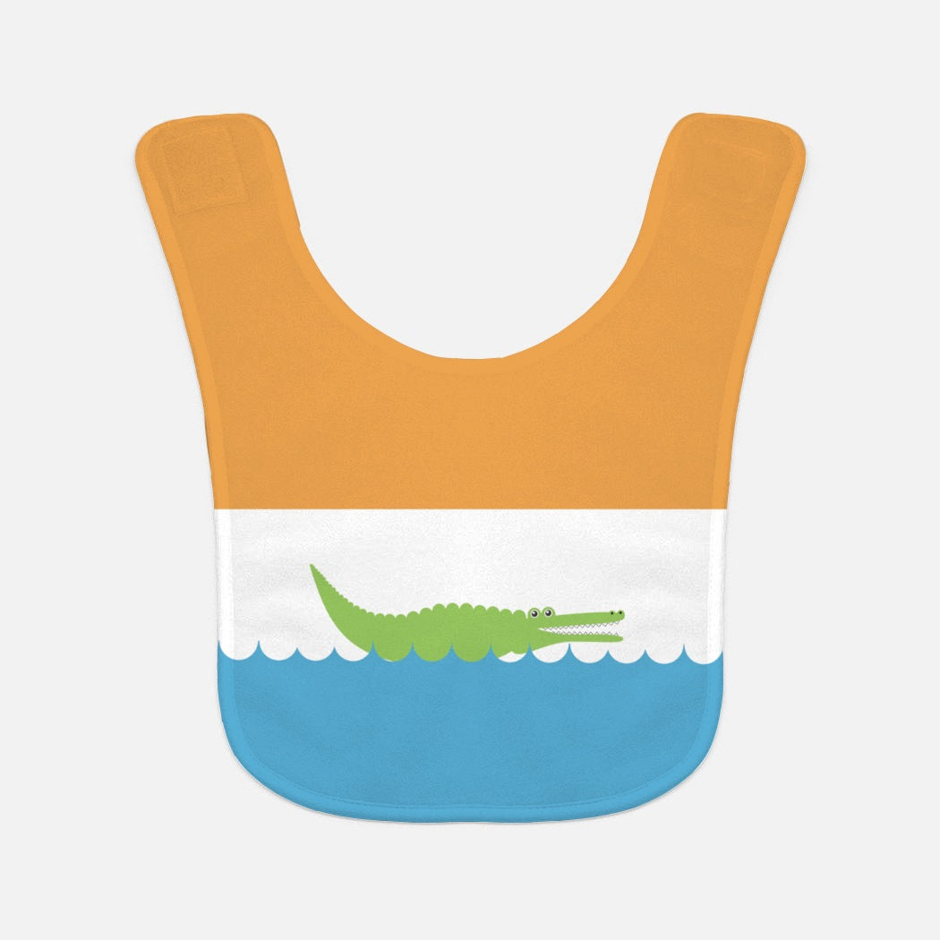 Creative Crocodile Baby Bib