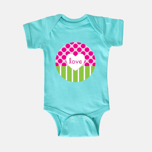 Humble Heart Short-Sleeve Baby Bodysuit