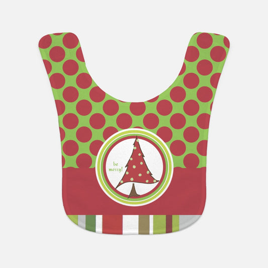 Christmas Tree Baby Bib