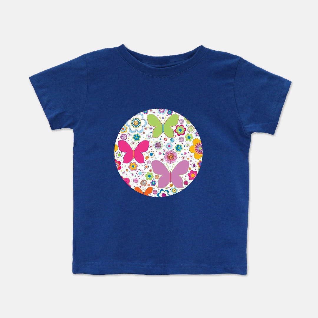 Butterflies Menagerie Short-Sleeve Toddler Tee