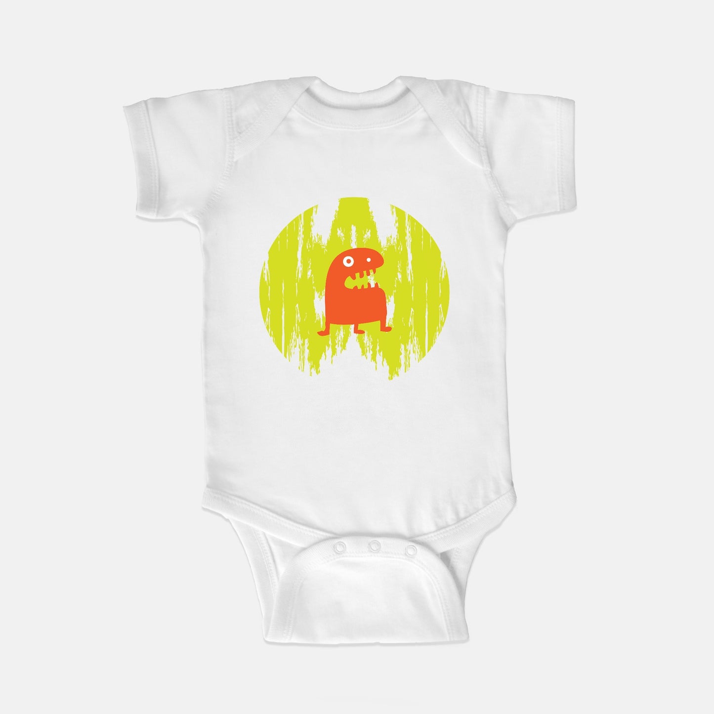 Treacherous Troll Short-Sleeve Baby Bodysuit