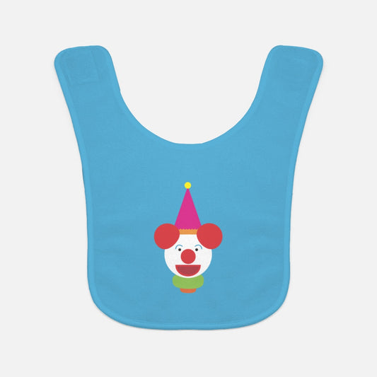 Laughing Clown Baby Bib