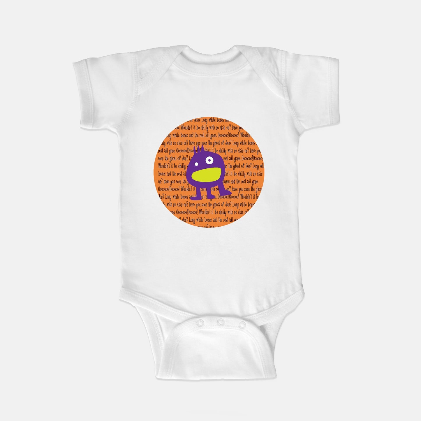 Angry Alien Short-Sleeve Baby Bodysuit