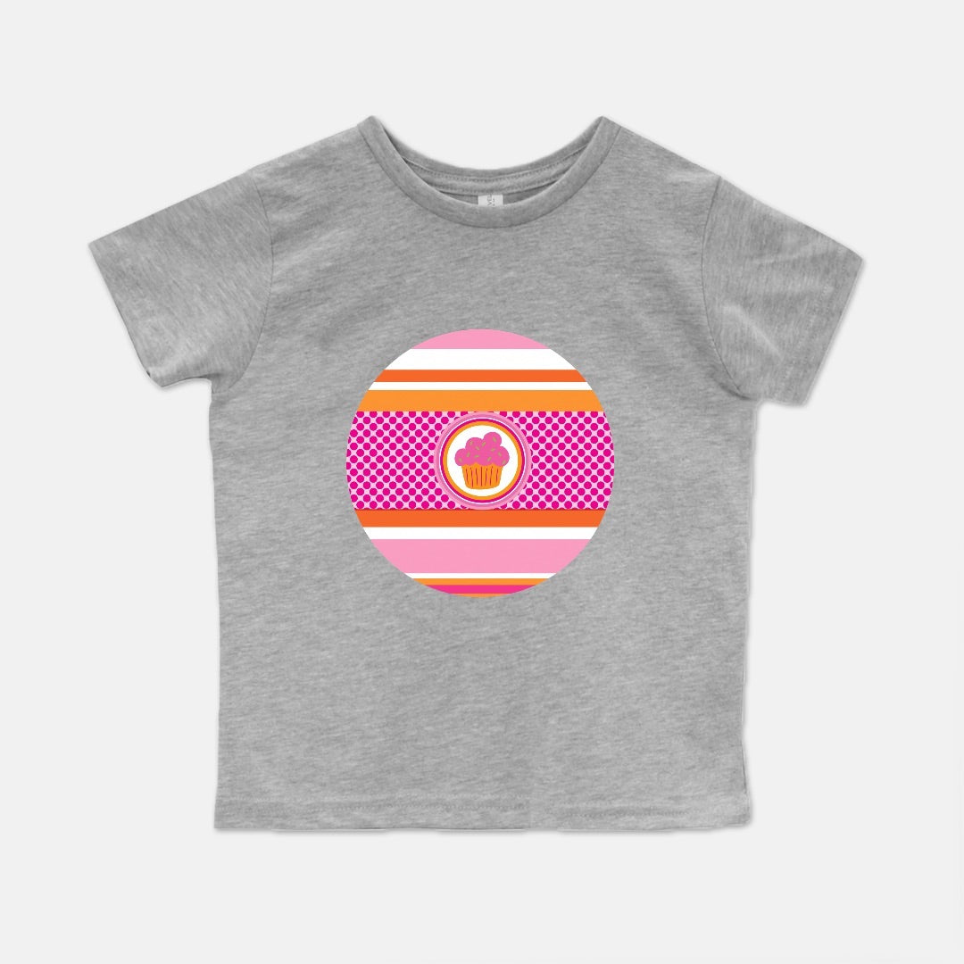 Confident Cupcake Short-Sleeve Toddler Tee