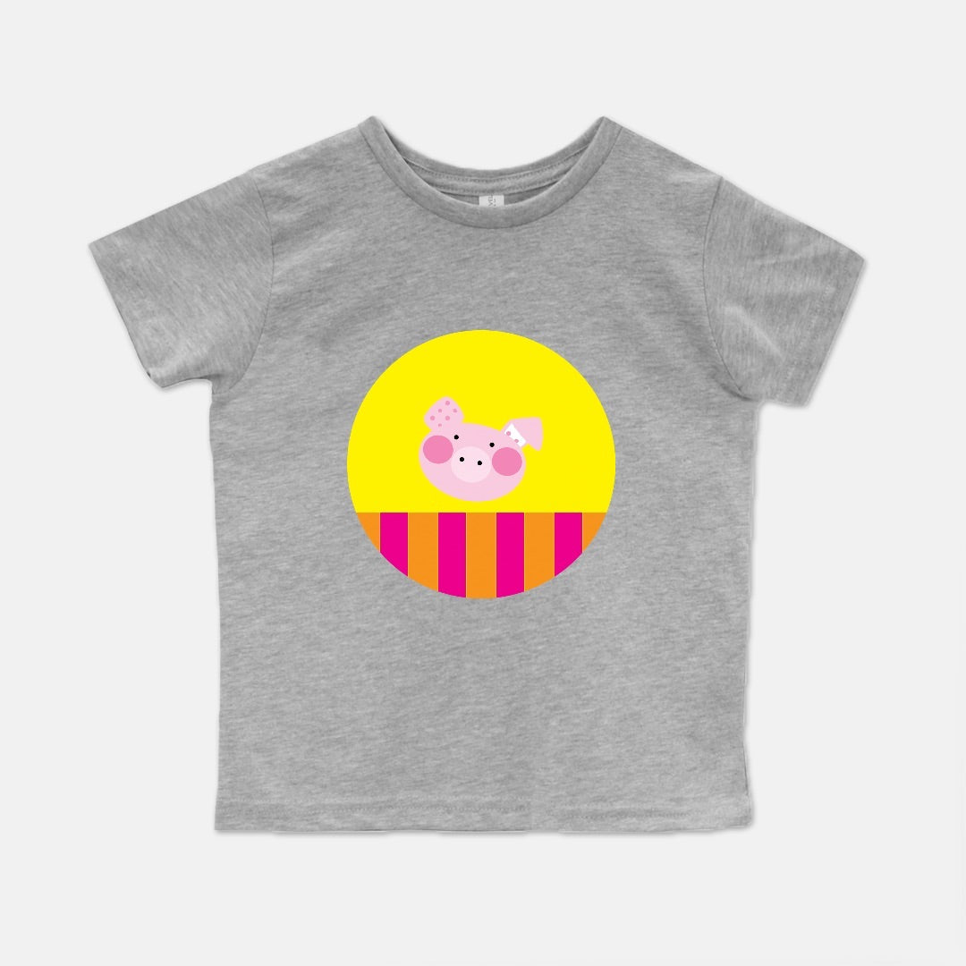 Happy Piggy Short-Sleeve Toddler Tee