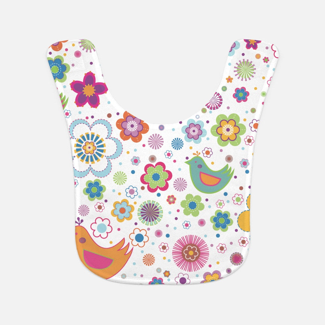 Bird Menagerie Baby Bib