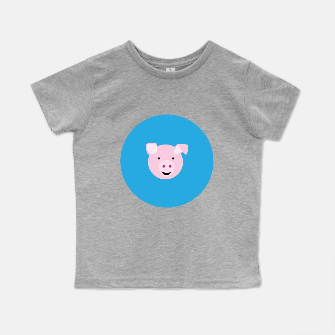 Fantastic Farm Pig Short-Sleeve Toddler Tee