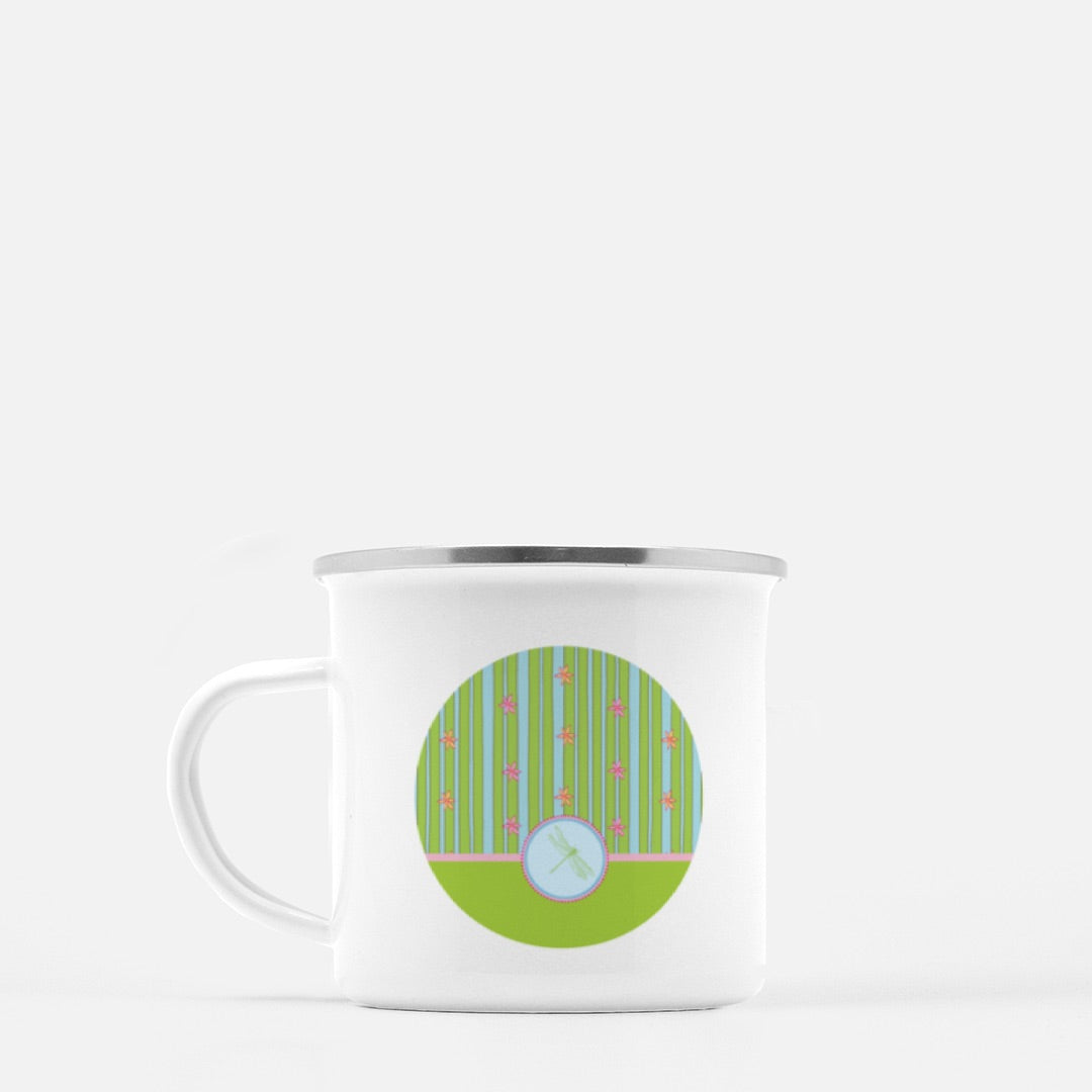 Green Dragonfly 10-oz. Camp Mug