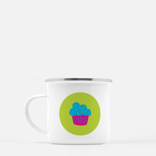 Cupcake Trio 10-oz. Camp Mug | Blue Cupcake