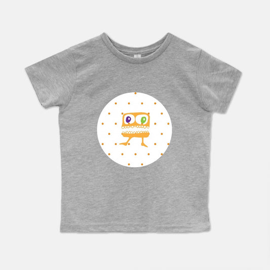 Orange Ogre Short-Sleeve Toddler Tee