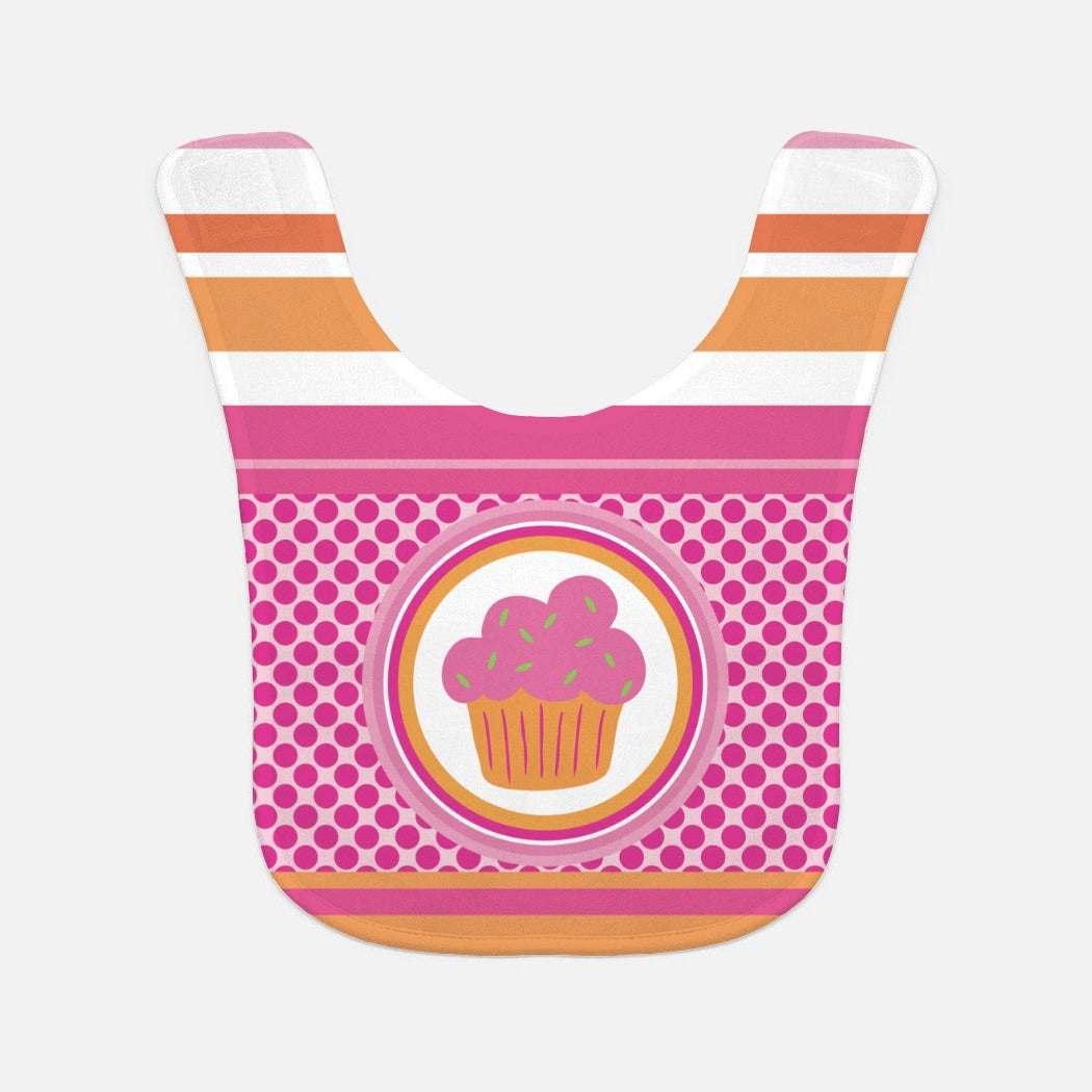 Confident Cupcake Baby Bib