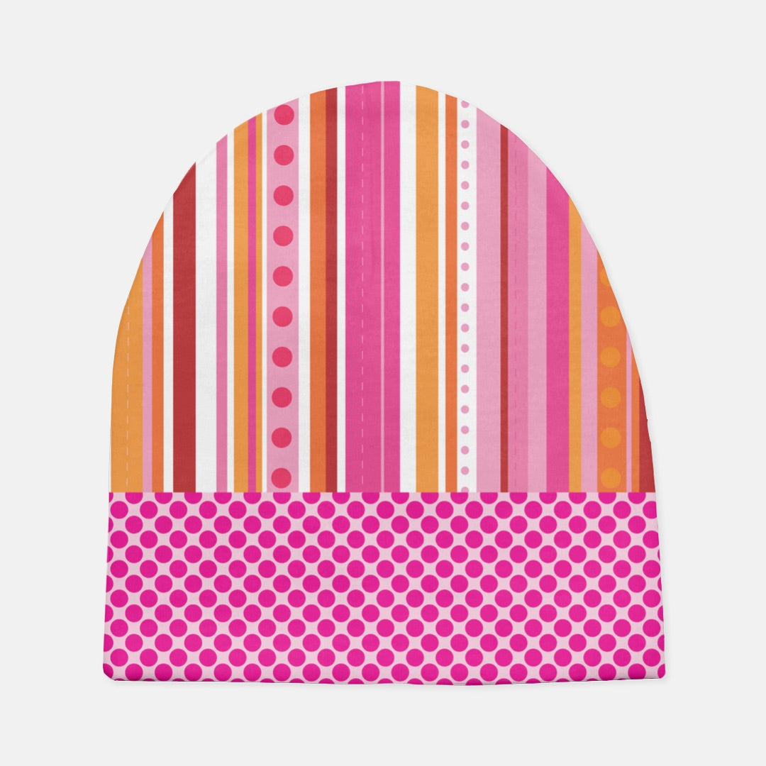 Powerful Pink Paint Baby Beanie Hat