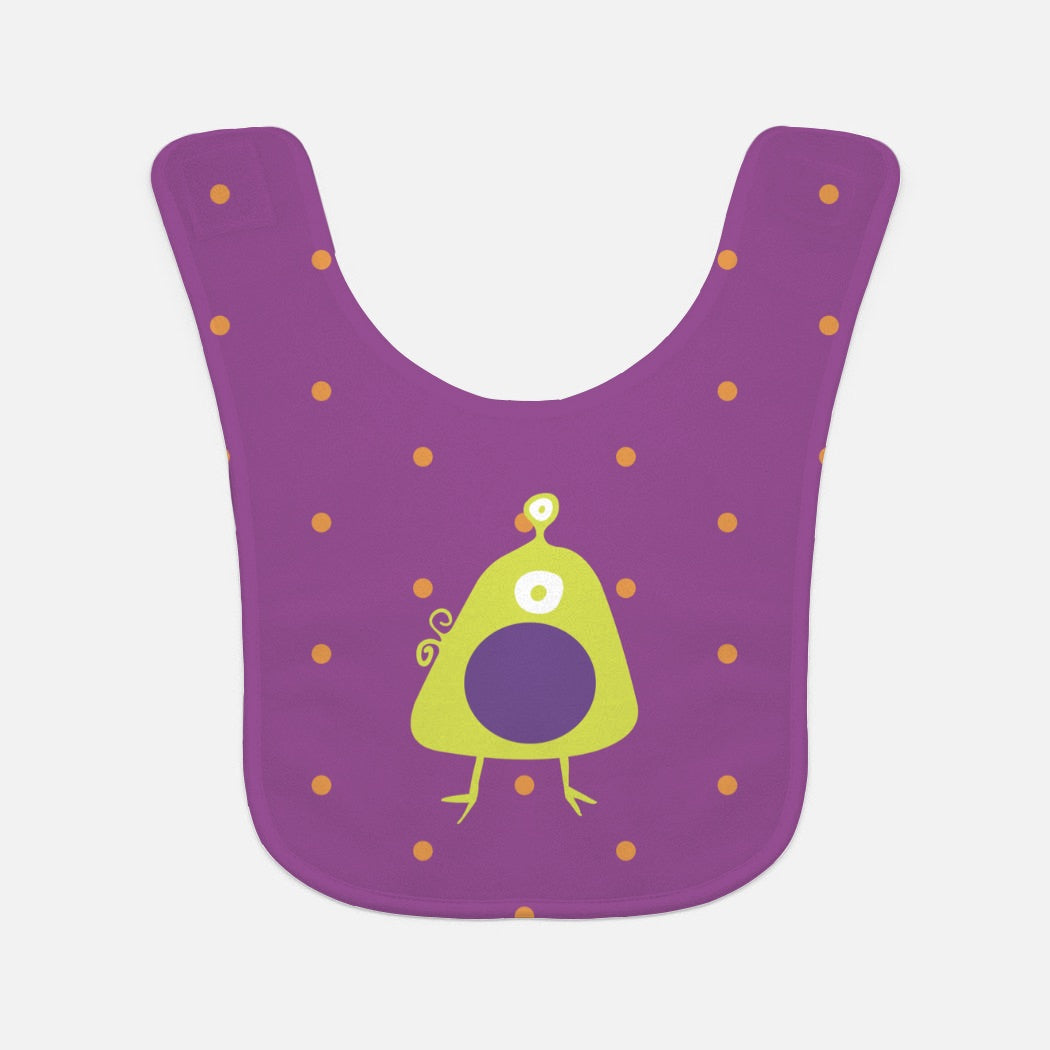 Green Gremlin Baby Bib