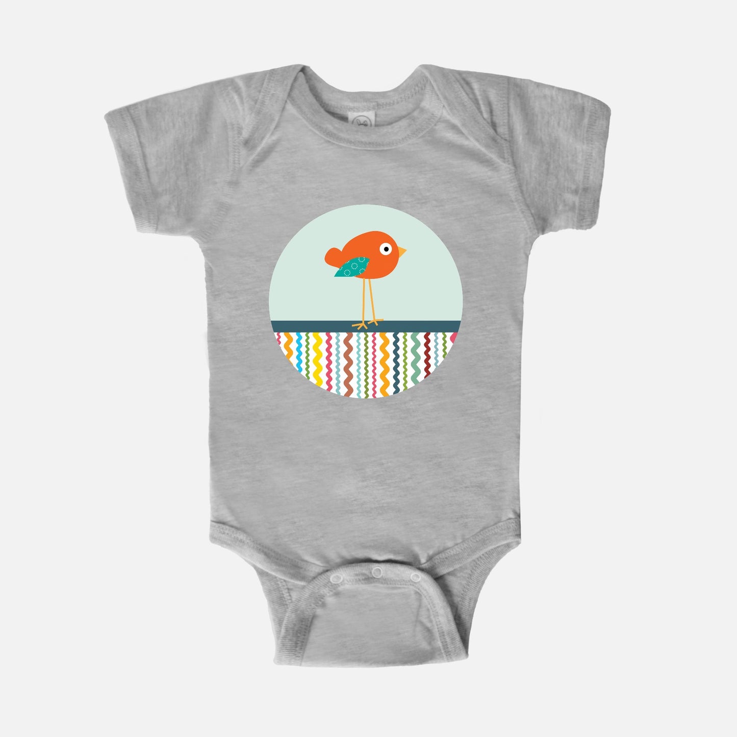 Birdie Squiggles Baby Bodysuit