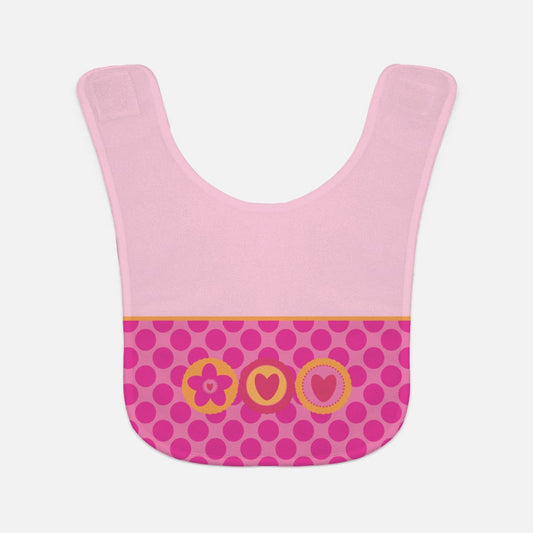 Blooming Circles Baby Bib