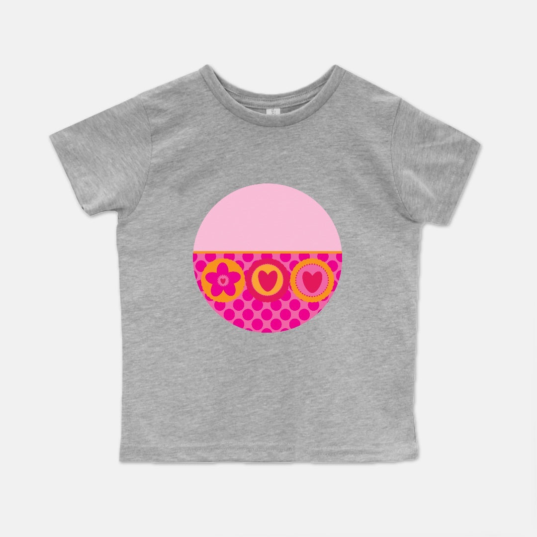 Blooming Circles Short-Sleeve Toddler Tee