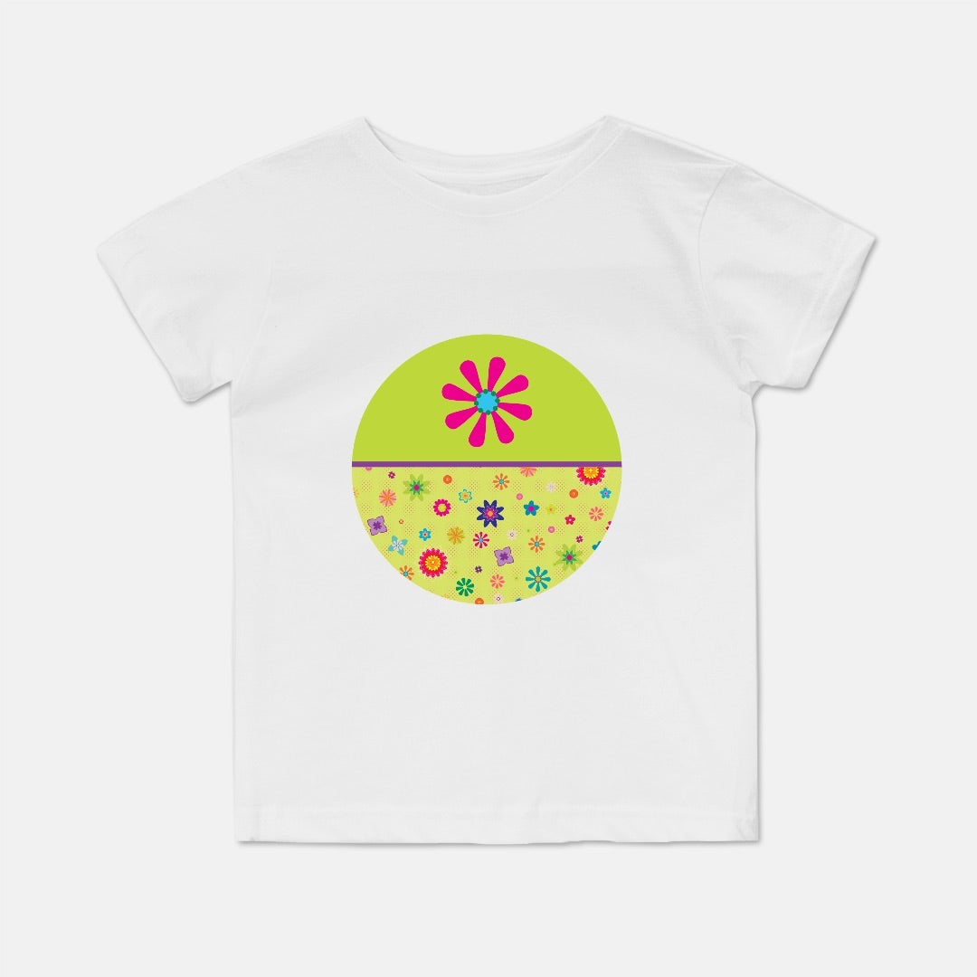 Floating Flowers Short-Sleeve Short-Sleeve Toddler Tee