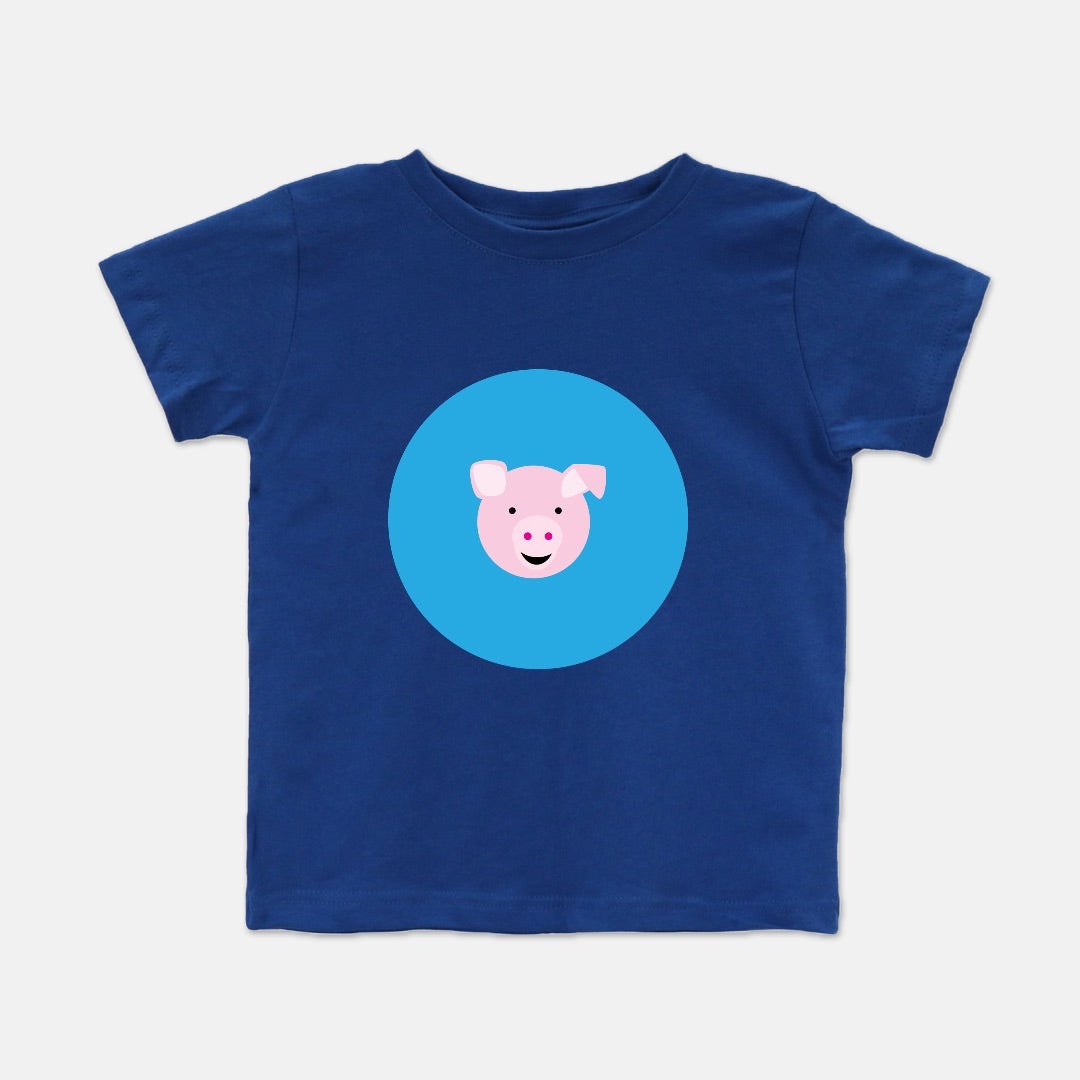 Fantastic Farm Pig Short-Sleeve Toddler Tee