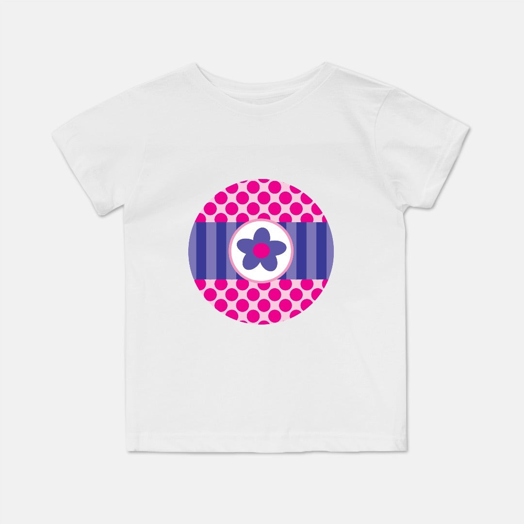 Big Pink Polka Dots Short-Sleeve Toddler Tee