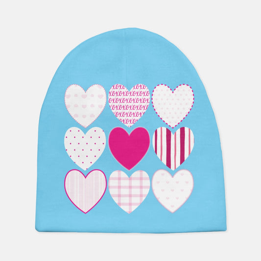 Happy Hearts Baby Beanie Hat