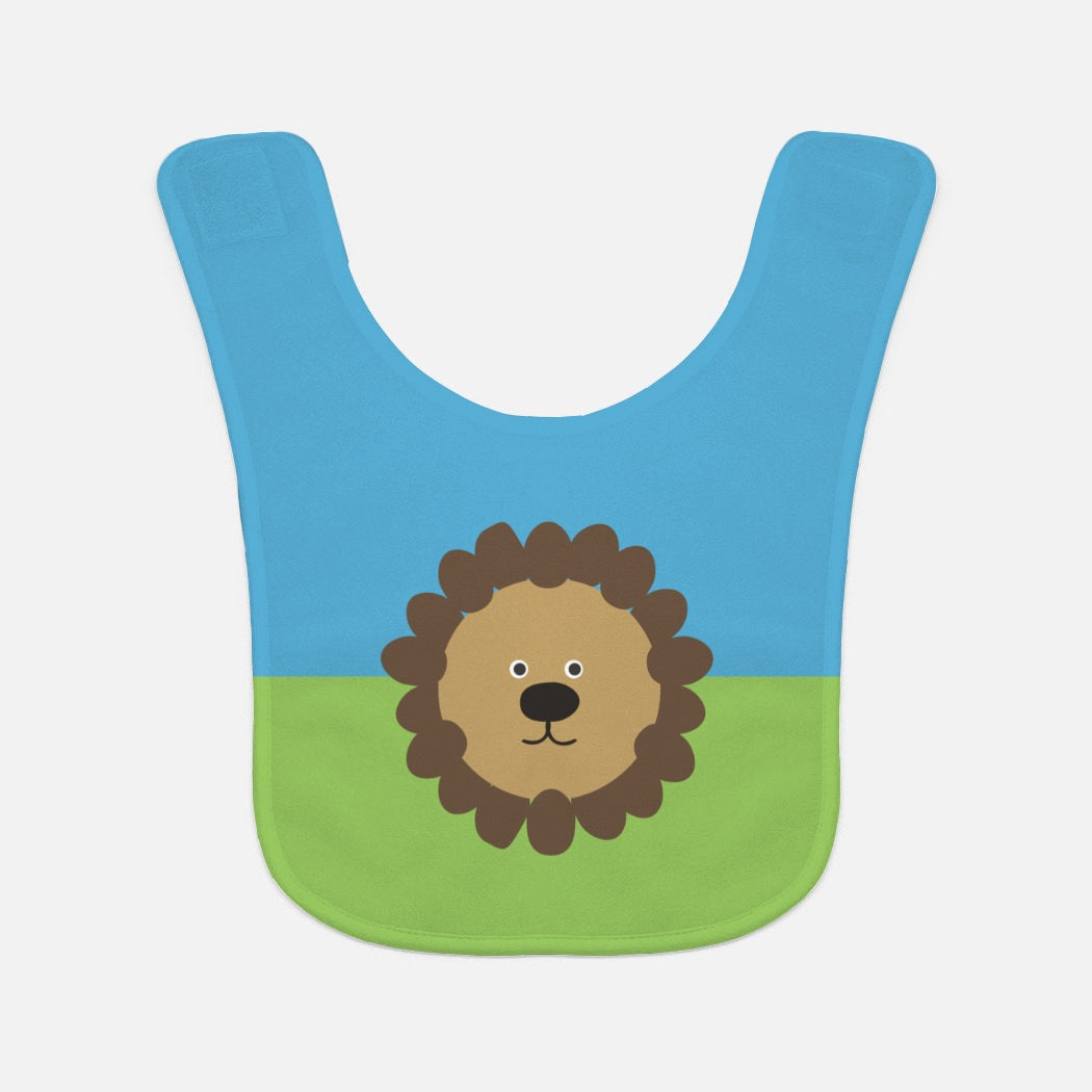 Furry Friends Lion Baby Bib