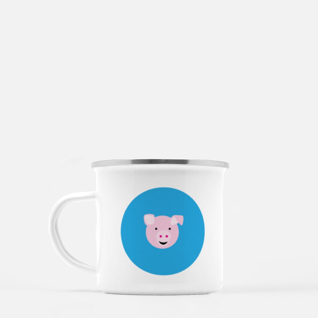 Fantastic Farm Pig 10-oz. Camp Mug