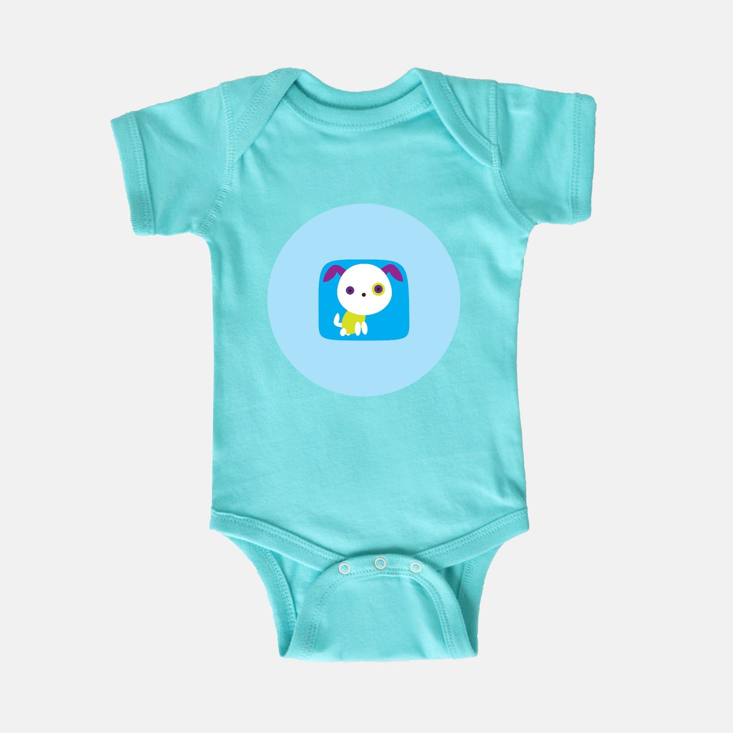 Perfect Puppy Short-Sleeve Baby Bodysuit