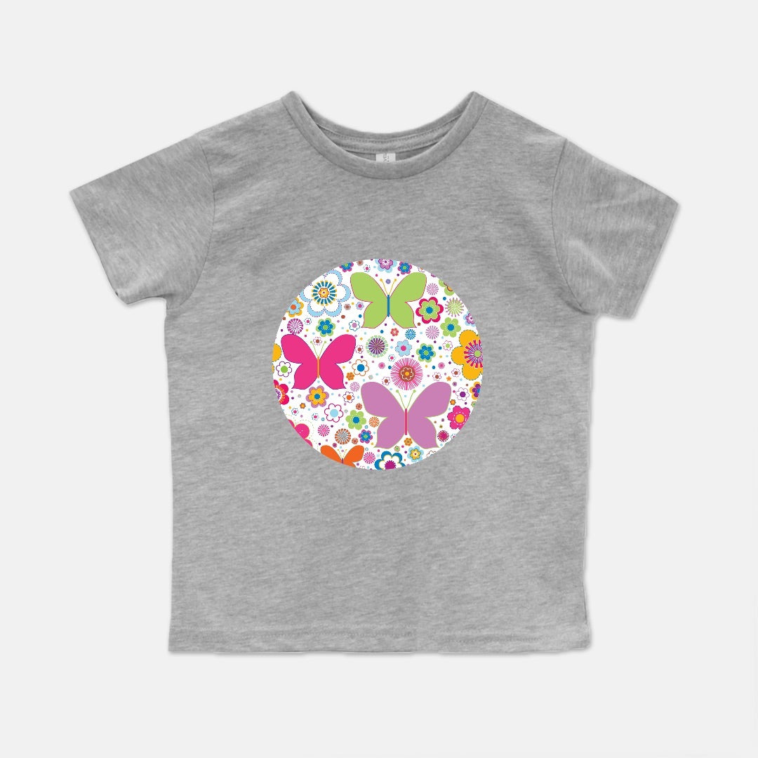 Butterflies Menagerie Short-Sleeve Toddler Tee