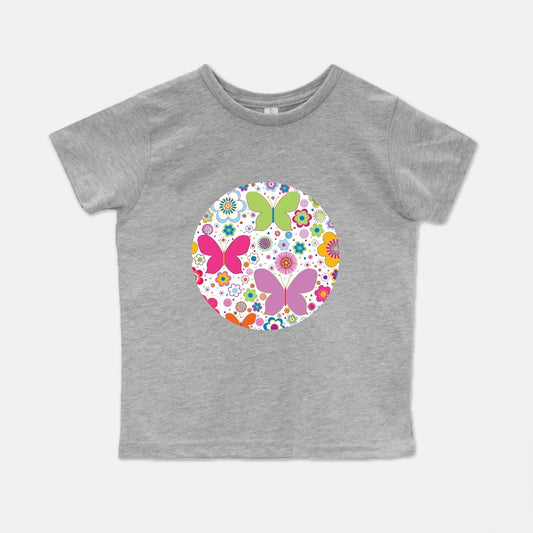 Butterflies Menagerie Short-Sleeve Toddler Tee