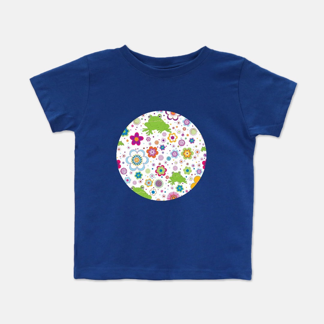 Frog Menagerie Short-Sleeve Toddler Tee